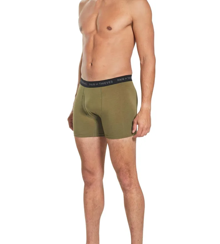 Supersoft Boxer Briefs Black Seaweed Underwear 2 Pack Men Pair Of Thieves Boxer Briefs