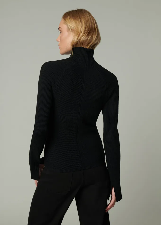 THE PALMER TURTLENECK Black Tops Joe8217s Jeans Women