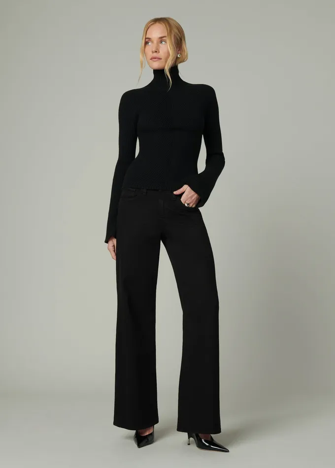 THE PALMER TURTLENECK Black Tops Joe8217s Jeans Women