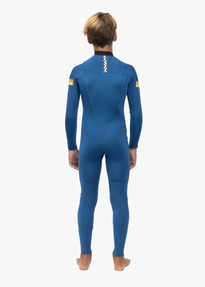 Wetsuits Vissla Youth 7 Seas Boys Raditude 43 Full Chest Zip Wetsuit Harbor Blue Wetsuits Vissla Youth 7 Seas Boys Raditude 43 Full Chest Zip Wetsuit Harbor Blue