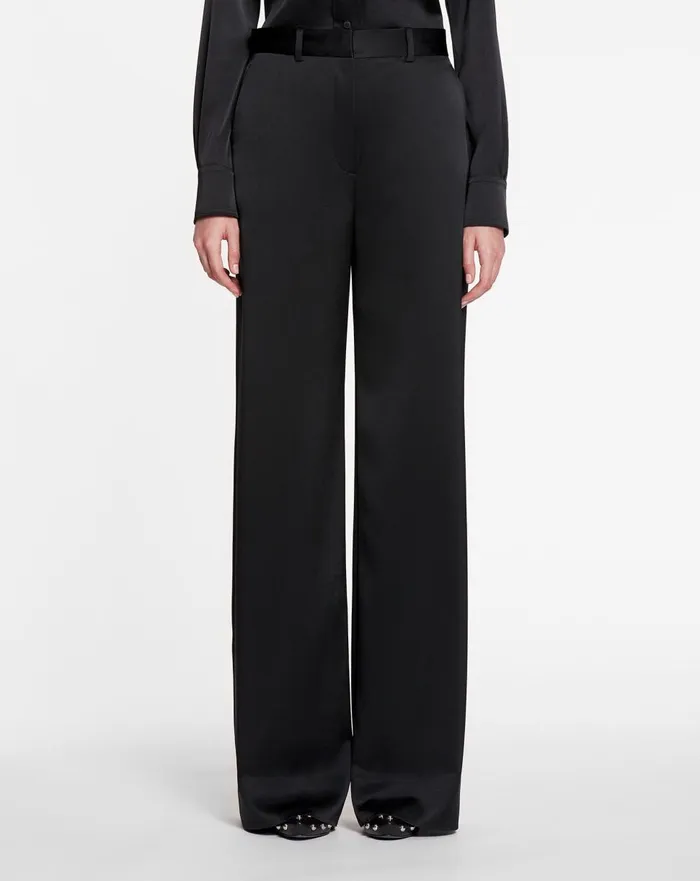 Wideleg Tailored Pants Black Women Lanvin Pants Wideleg Tailored Pants Black Women Lanvin Pants
