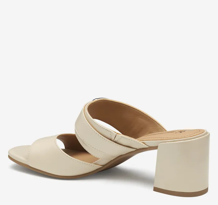 Women8217s Shoes Johnston and Murphy Women Everly Buckle Slide Bone Calfskin