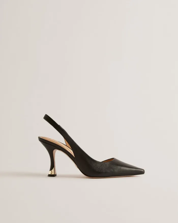 Women ARIII 8211 Slingback Leather Court Heels Black Ted Baker Heels Women ARIII 8211 Slingback Leather Court Heels Black Ted Baker Heels