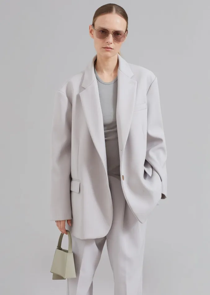 Women Bea Blazer 8211 Grey The Frankie Shop Outerwear