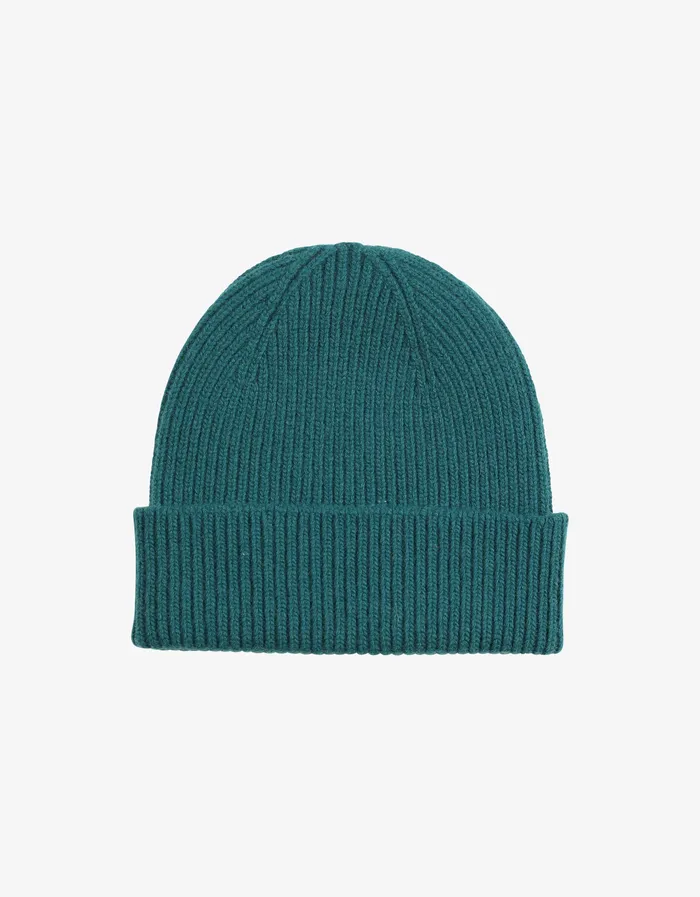 Women Beanies Colorfulstandard Merino Wool Beanie 8211 Ocean Green