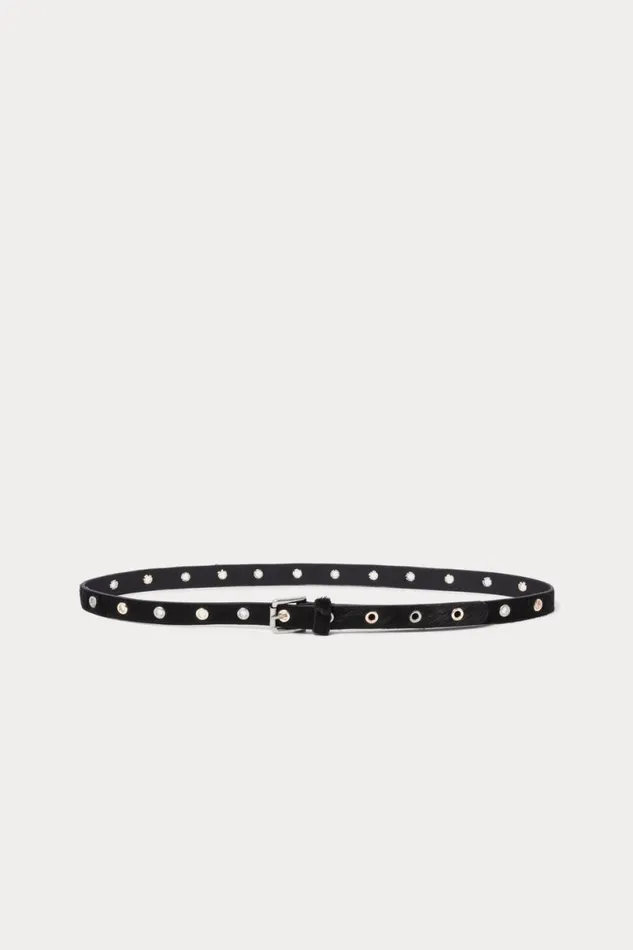 Women Belts Rachel Comey Eyelet Lyon Belt Black Women Belts Rachel Comey Eyelet Lyon Belt Black