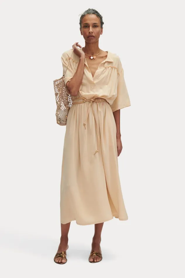 Women Belts Rachel Comey Skinny Tubular Tie Belt Nude Women Belts Rachel Comey Skinny Tubular Tie Belt Nude