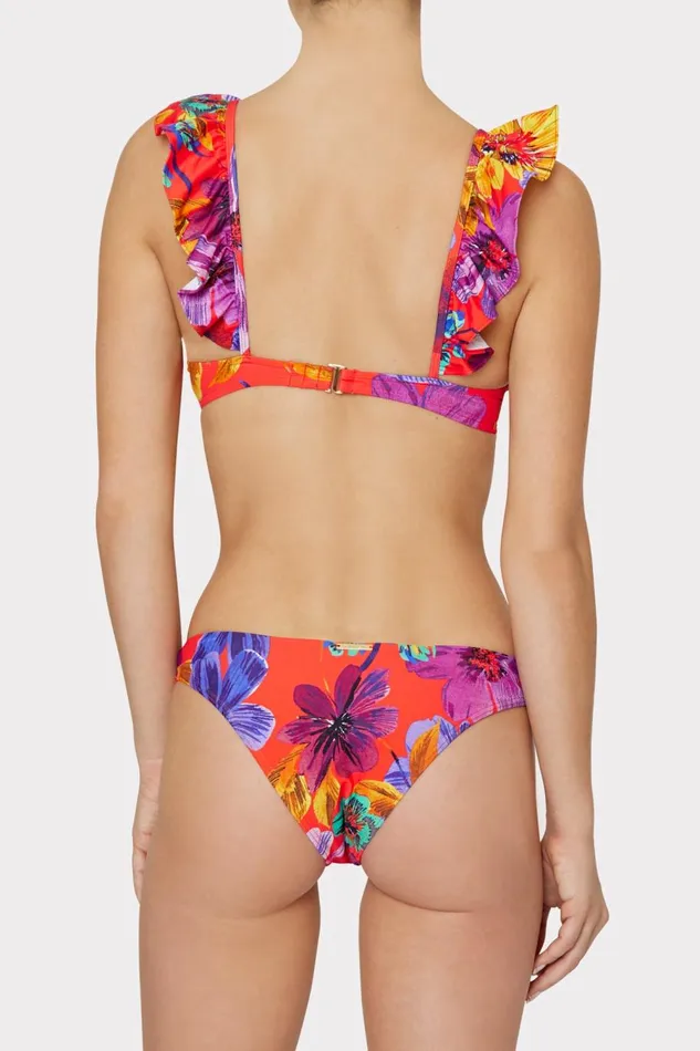 Women Bikinis Milly Margot Bikini Bottom Red Multi Women Bikinis Milly Margot Bikini Bottom Red Multi