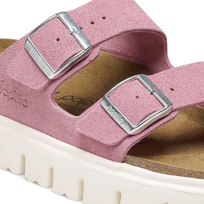 Women Birkenstock TwoStrap Arizona Chunky Candy Pink