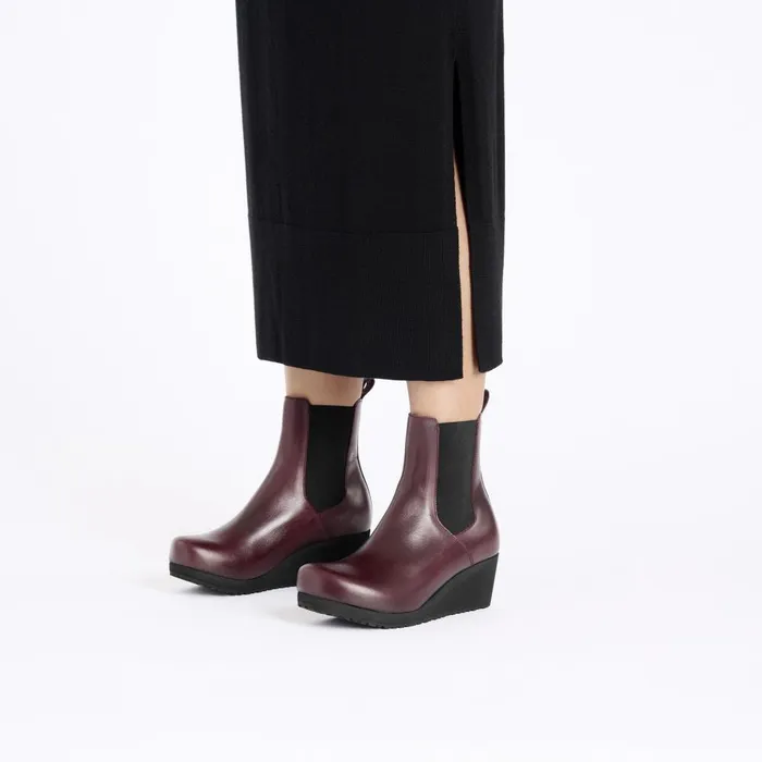 Women Birkenstock Wedges Ebba Slip On Zinfandel