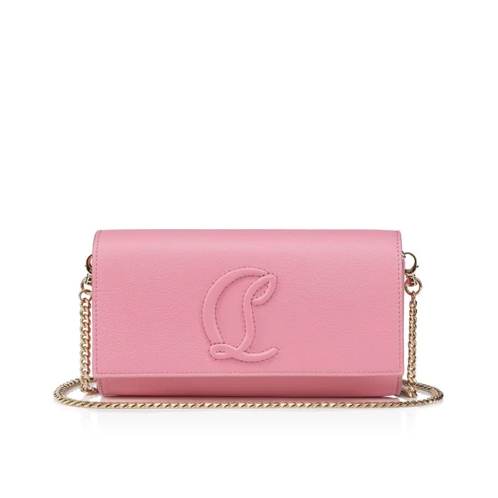 Women By My Side Wallet On Chain 8211 Grained Calf Leather 8211 Calipso Christian Louboutin Clutches and Evening Bags Women By My Side Wallet On Chain 8211 Grained Calf Leather 8211 Calipso Christian Louboutin Clutches and Evening Bags