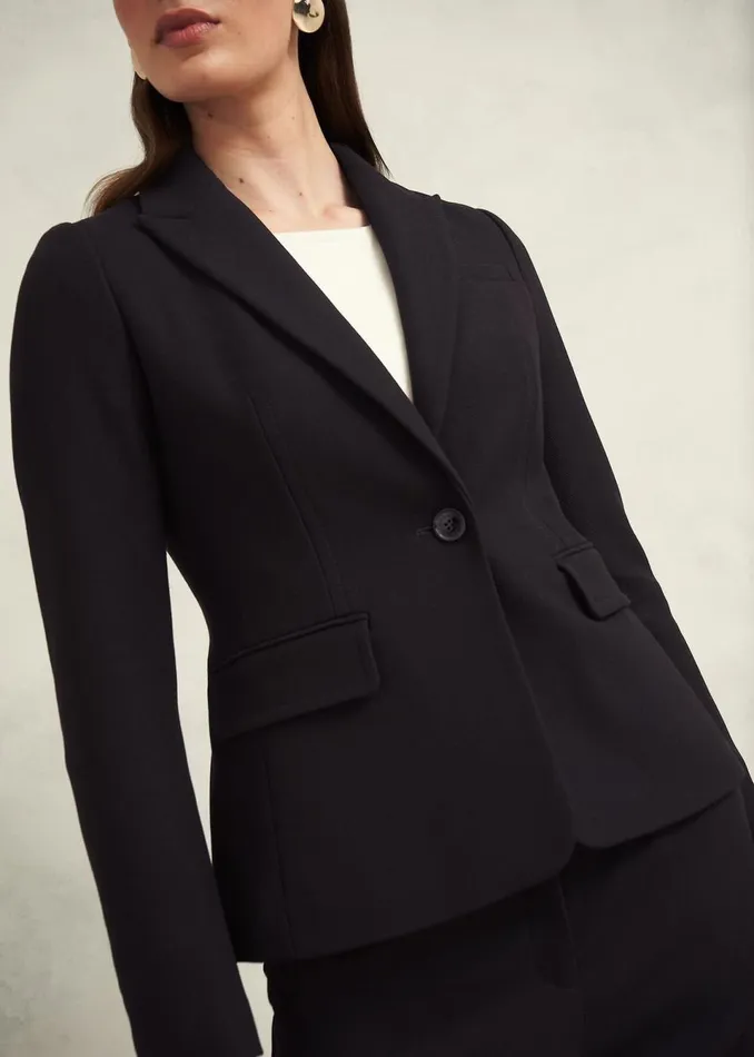 Women Coats and Jackets Hobbs Mia Jacket Black