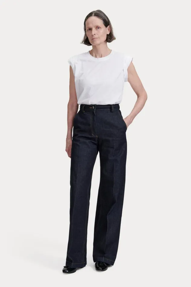 Women Denim Shop Rachel Comey Mona Pant Dark Indigo Women Denim Shop Rachel Comey Mona Pant Dark Indigo