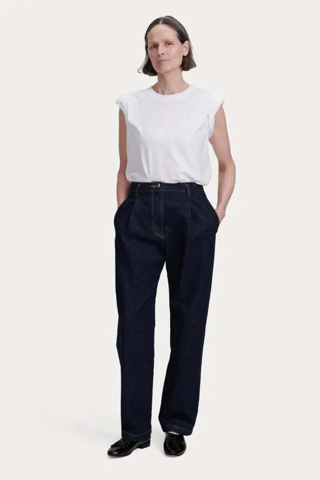 Women Denim Shop Rachel Comey Mona Pant Dark Indigo Women Denim Shop Rachel Comey Mona Pant Dark Indigo