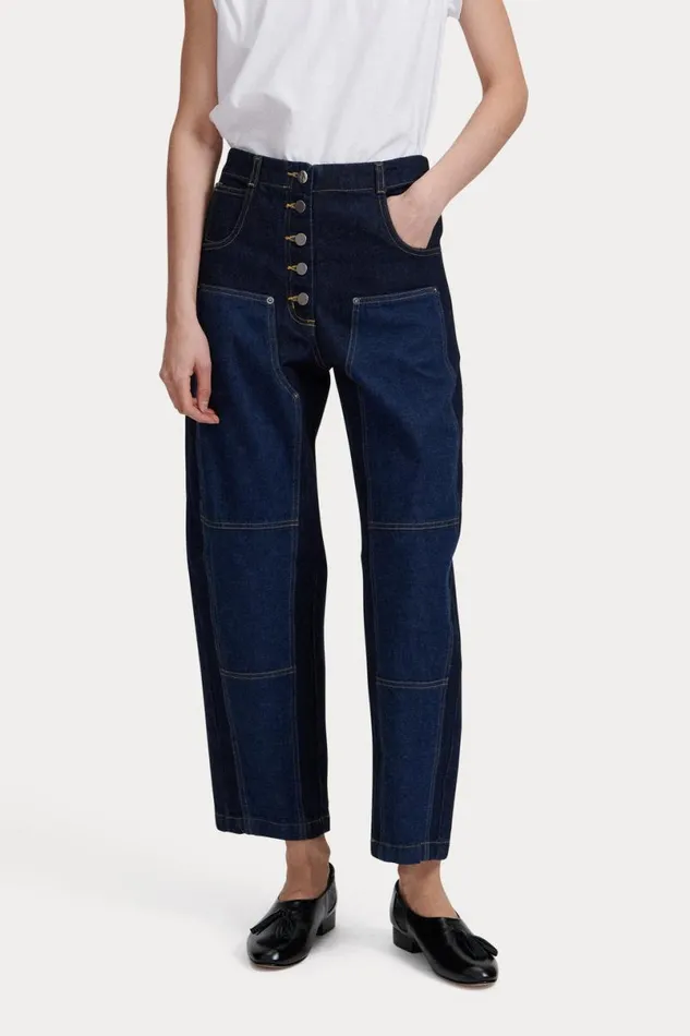 Women Denim Shop Rachel Comey Mona Pant Dark Indigo Women Denim Shop Rachel Comey Mona Pant Dark Indigo