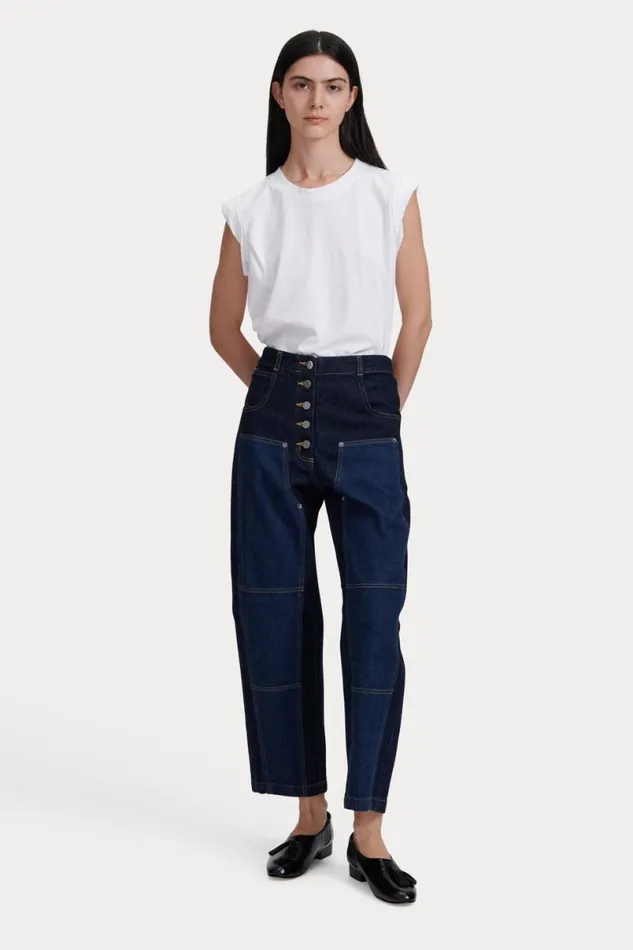 Women Denim Shop Rachel Comey Mona Pant Dark Indigo Women Denim Shop Rachel Comey Mona Pant Dark Indigo