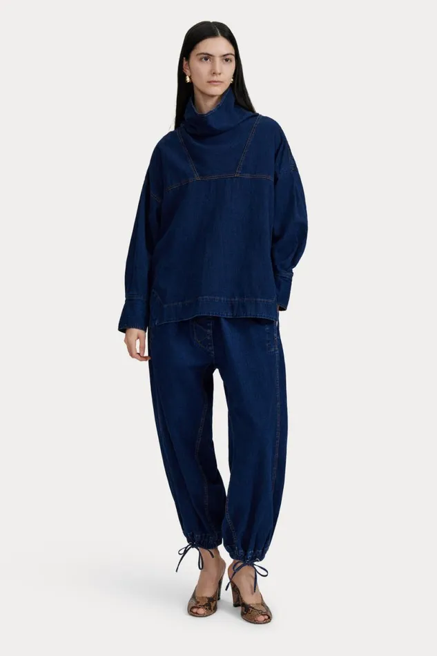 Women Denim Shop Rachel Comey Mona Pant Dark Indigo Women Denim Shop Rachel Comey Mona Pant Dark Indigo