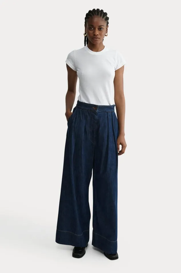 Women Denim Shop Rachel Comey Mona Pant Dark Indigo Women Denim Shop Rachel Comey Mona Pant Dark Indigo