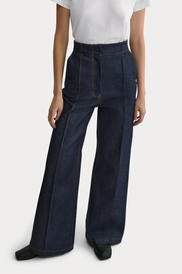 Women Denim Shop Rachel Comey Mona Pant Dark Indigo Women Denim Shop Rachel Comey Mona Pant Dark Indigo