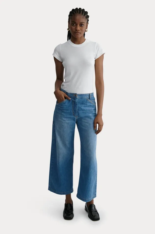 Women Denim Shop Rachel Comey Mona Pant Dark Indigo Women Denim Shop Rachel Comey Mona Pant Dark Indigo