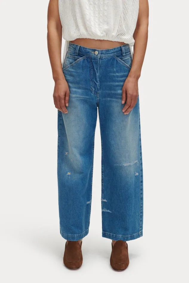 Women Denim Shop Rachel Comey Mona Pant Dark Indigo Women Denim Shop Rachel Comey Mona Pant Dark Indigo