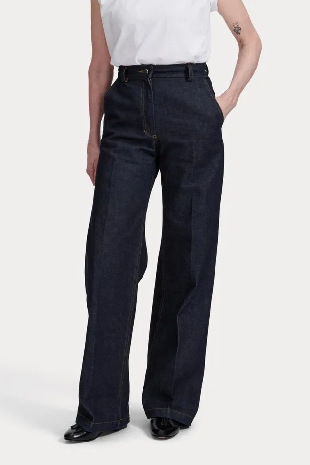 Women Denim Shop Rachel Comey Mona Pant Dark Indigo Women Denim Shop Rachel Comey Mona Pant Dark Indigo