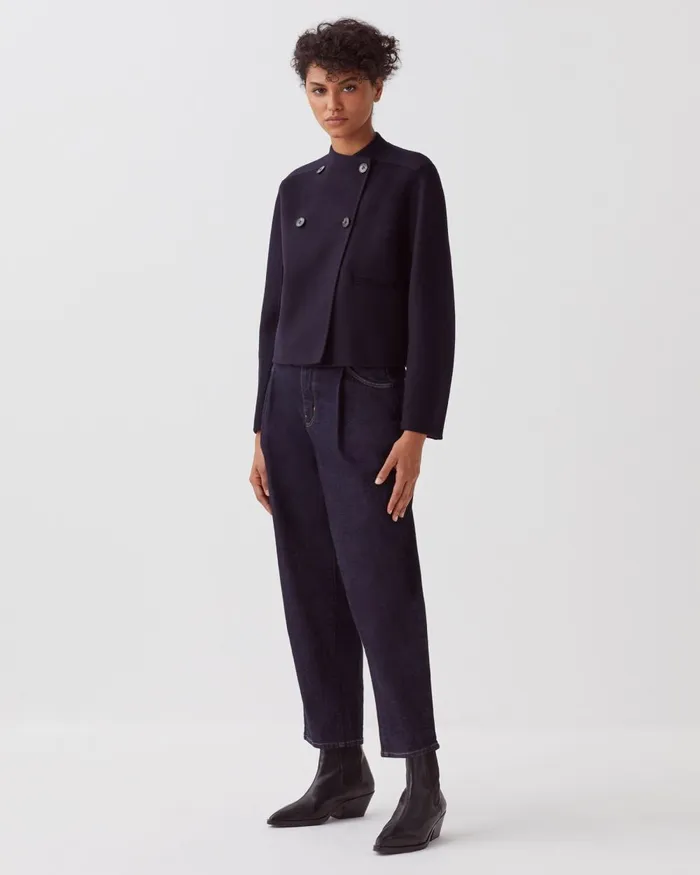 Women DoubleSided Jacket Night Sky Comptoir Des Cotonniers Coats and Jackets