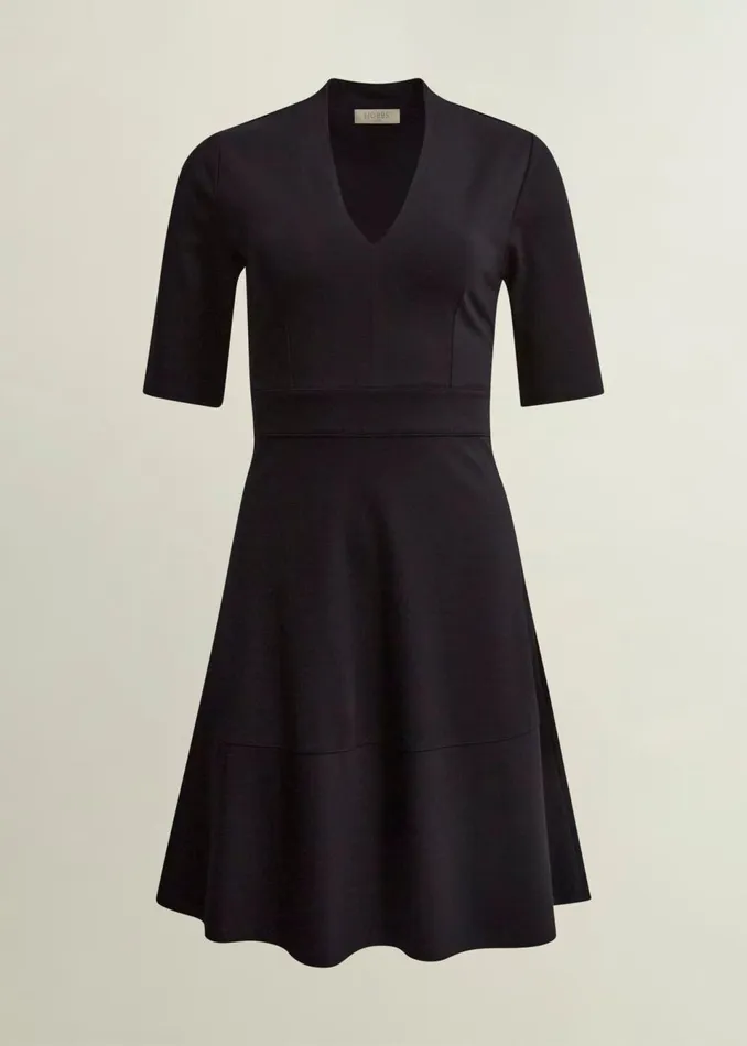 Women Dresses and Jumpsuits Hobbs Emilia Ponte Dress Navy