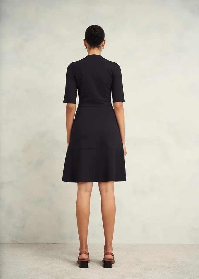 Women Dresses and Jumpsuits Hobbs Emilia Ponte Dress Navy