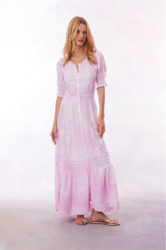 Women Dresses LoveShackFancy Minka Maxi Dress Peony Pink