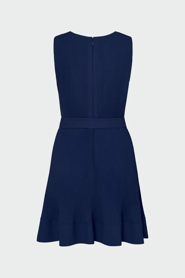 Women Dresses Milly Carreen Pleated Mini Dress Navy Women Dresses Milly Carreen Pleated Mini Dress Navy