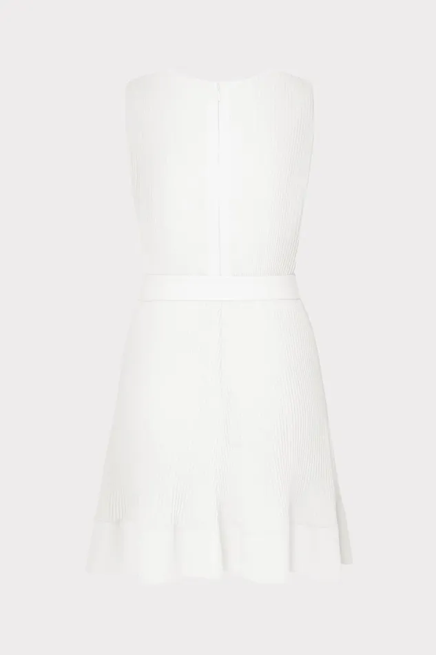 Women Dresses Milly Carreen Pleated Mini Dress White Women Dresses Milly Carreen Pleated Mini Dress White