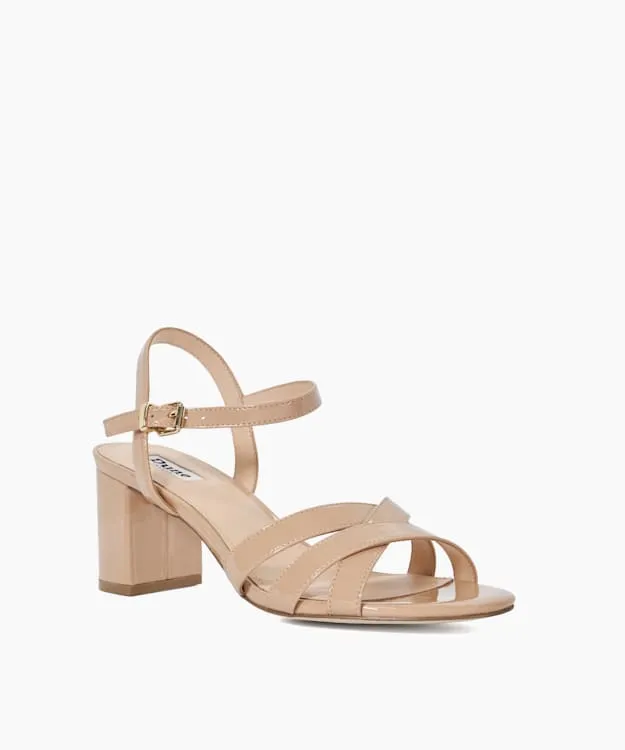 Women Dune London Heeled Sandals Block Heel Sandals Pink