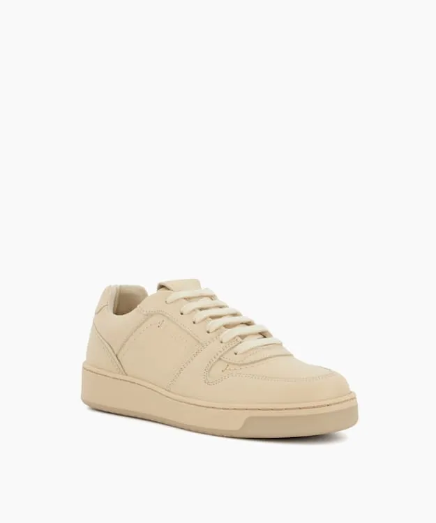 Women Dune London Trainers Leather LaceUp Trainers Neutral