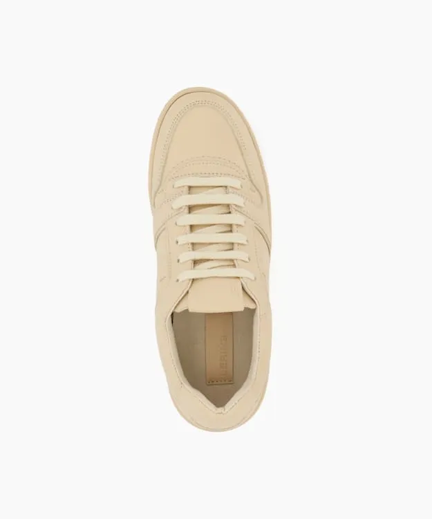 Women Dune London Trainers Leather LaceUp Trainers Neutral