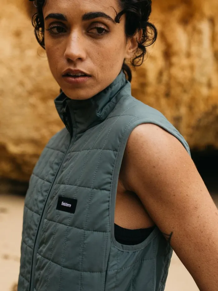 Women Firecrest Gilet Deep Sea Finisterre Jackets Coats and Gilets