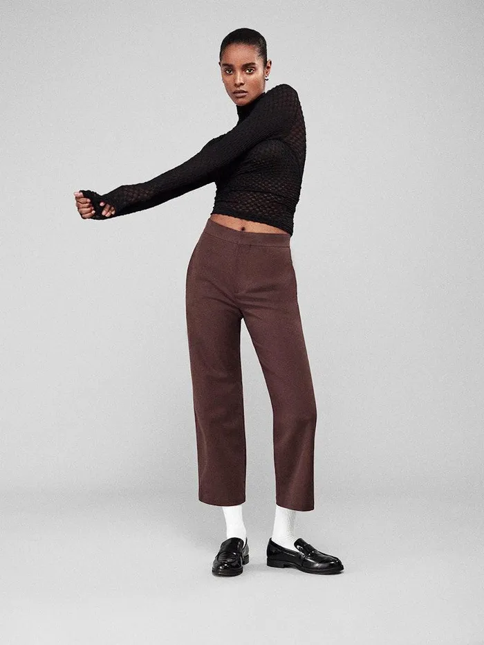 Women FRAME Pants Le Jane Crop Trouser