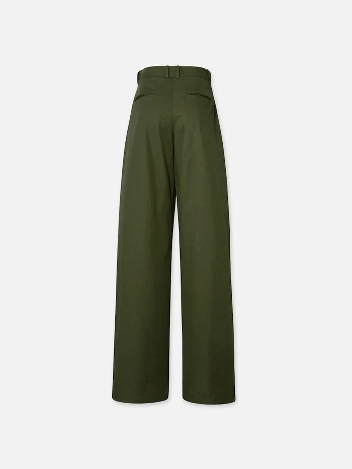 Women FRAME Pants Pleated Wide Leg Pant Women FRAME Pants Pleated Wide Leg Pant