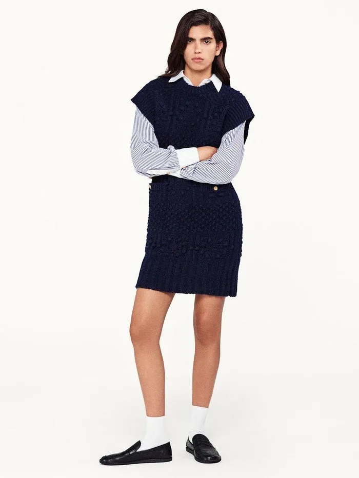 Women FRAME Sweaters Knitted Vest Dress Women FRAME Sweaters Knitted Vest Dress