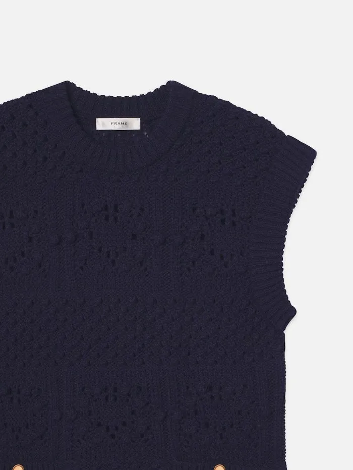 Women FRAME Sweaters Knitted Vest Dress Women FRAME Sweaters Knitted Vest Dress