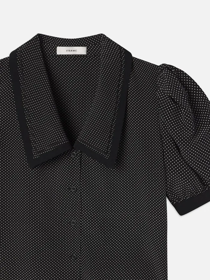 Women FRAME Tops and Blouses The Polka Dot Sailor Blouse