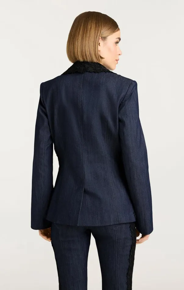 Women Jackets Cinq Sept Laney Jacket Indigo