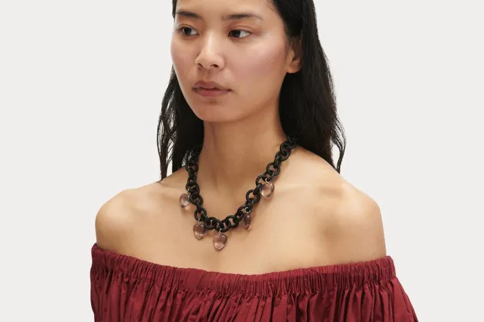Women Jewelry Rachel Comey Finch Necklace Smoke Women Jewelry Rachel Comey Finch Necklace Smoke