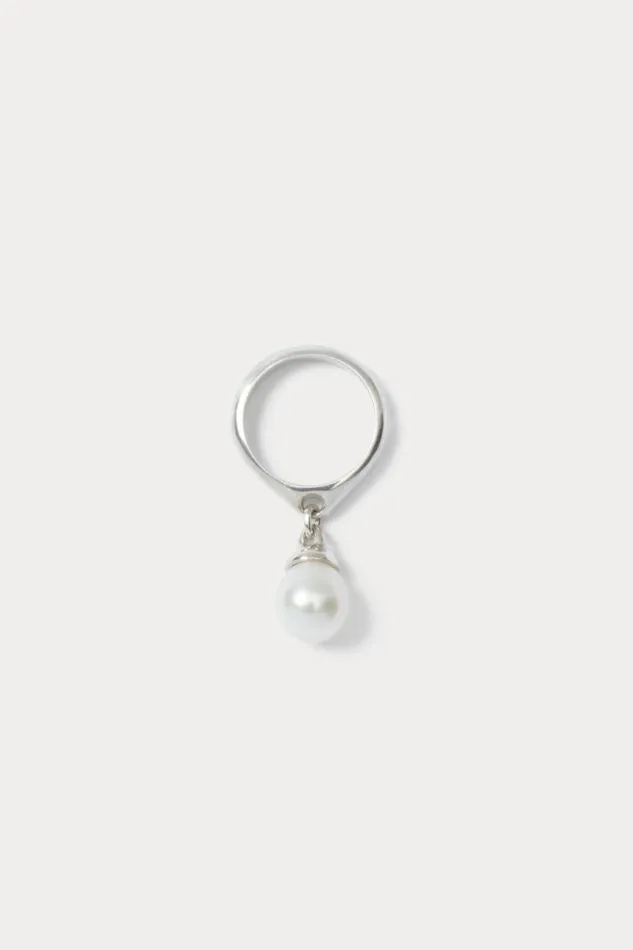Women Jewelry Rachel Comey Quarry Fret RingB Silverpearl