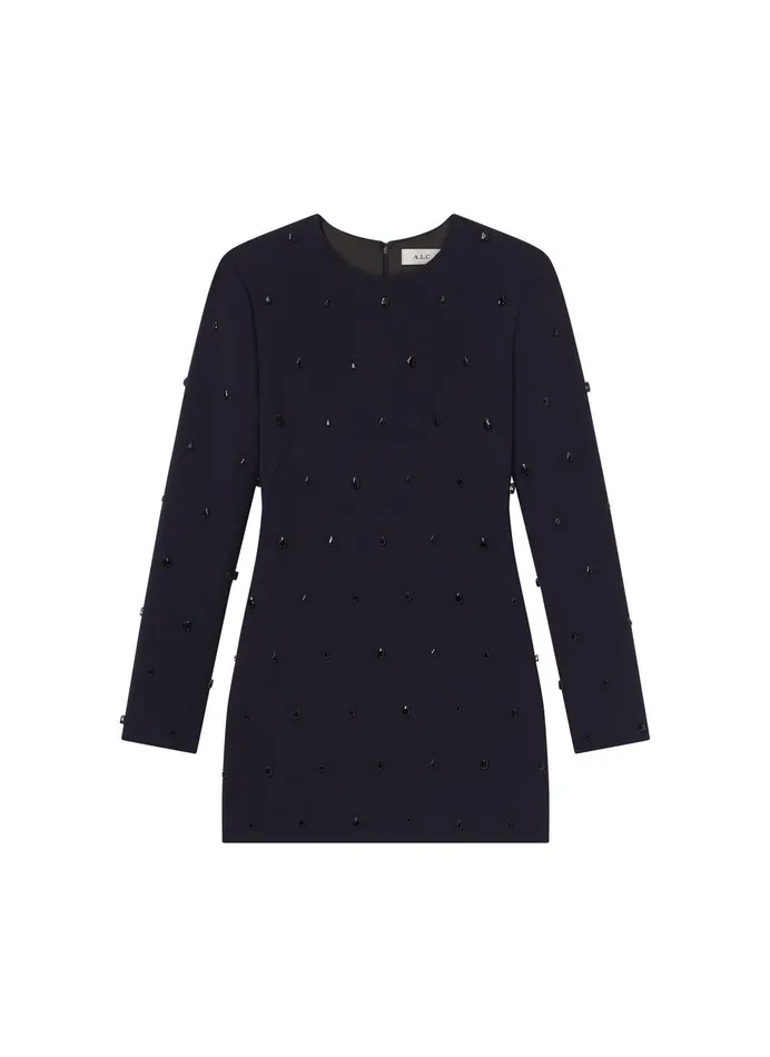 Women Kenna Embellished Mini Dress Evening Bluejet ALC Dresses