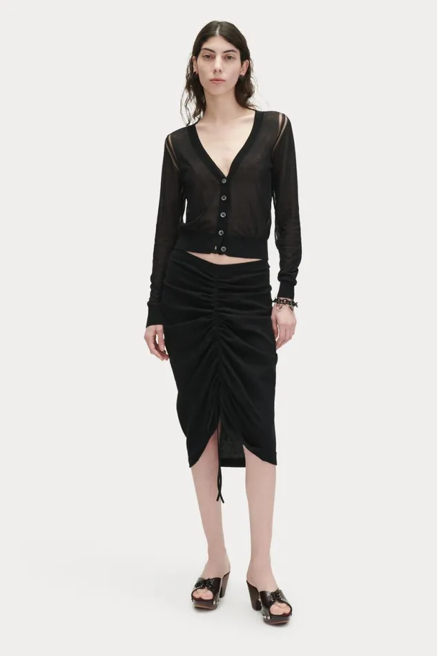 Women Knits Rachel Comey Eyre Cardigan Guava Women Knits Rachel Comey Eyre Cardigan Guava