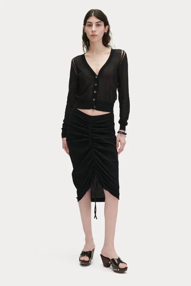 Women Knits Rachel Comey Eyre Cardigan Guava Women Knits Rachel Comey Eyre Cardigan Guava