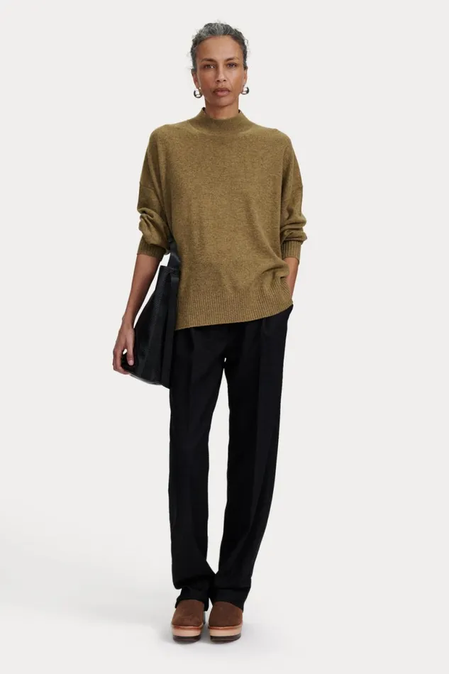 Women Knits Rachel Comey Lehto Turtleneck Olive Women Knits Rachel Comey Lehto Turtleneck Olive