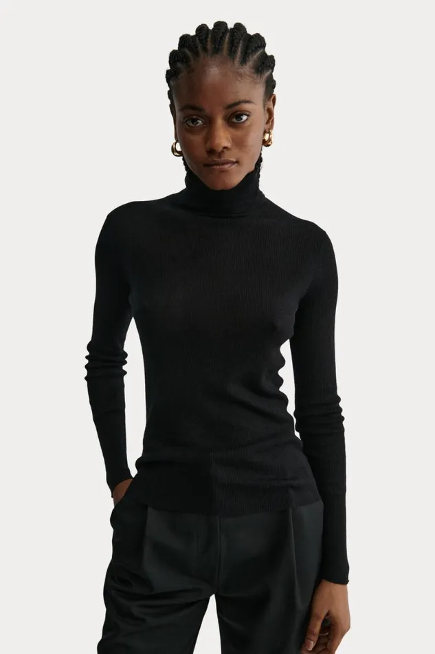 Women Knits Rachel Comey Lehto Turtleneck Olive Women Knits Rachel Comey Lehto Turtleneck Olive