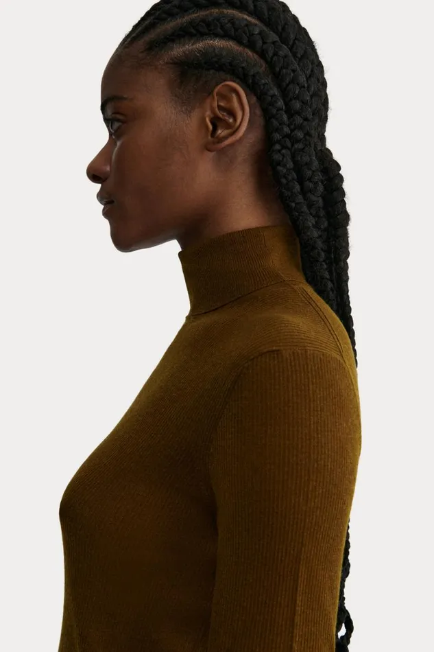 Women Knits Rachel Comey Lehto Turtleneck Olive Women Knits Rachel Comey Lehto Turtleneck Olive